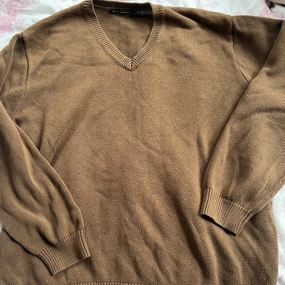 Brown oversized Brandy Melville sweater